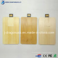 Carte de visite en bois USB Flash Drive